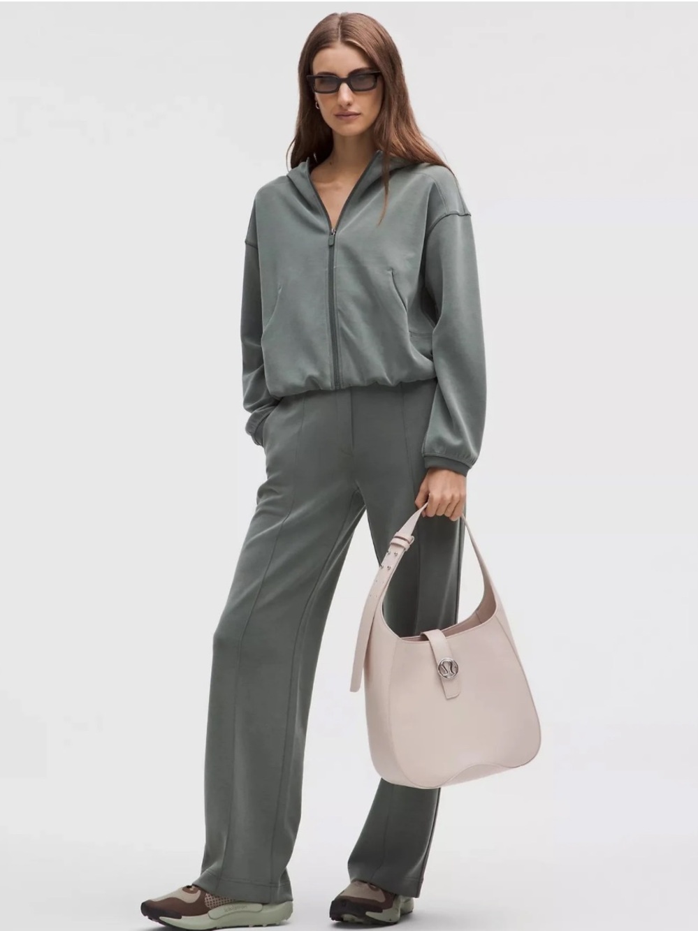 LULULEMON LEATHER ALTERNATIVE SHOULDER BAG